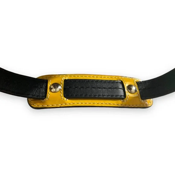 Coach Black and Yellow Shoulder Bag - Picture 11 of 14